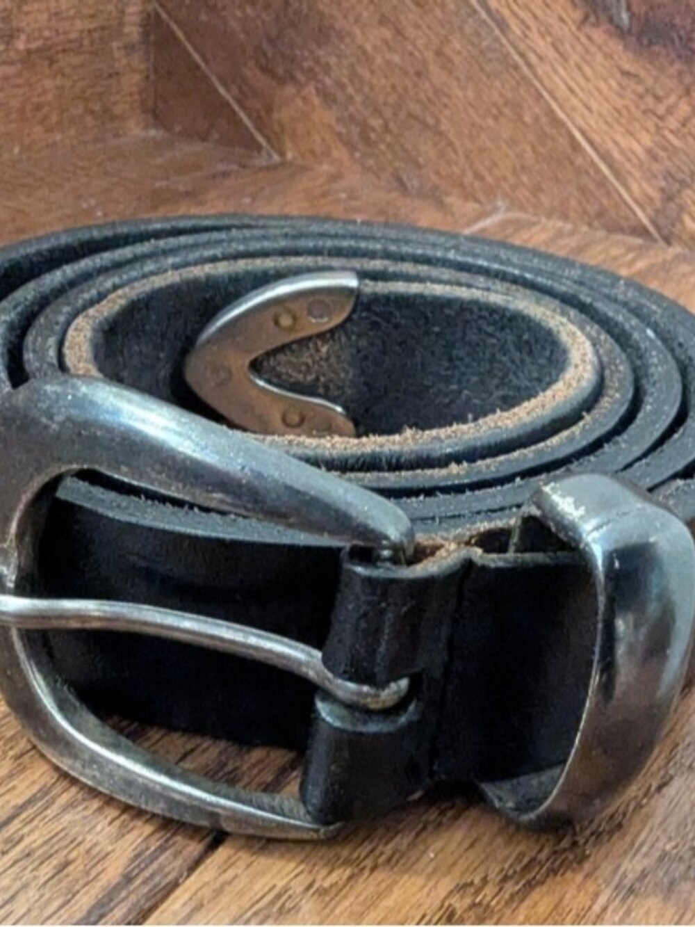 Handcrafted Quality Custom Made Unisex Xxl Western Leather Belt Made In Canada.